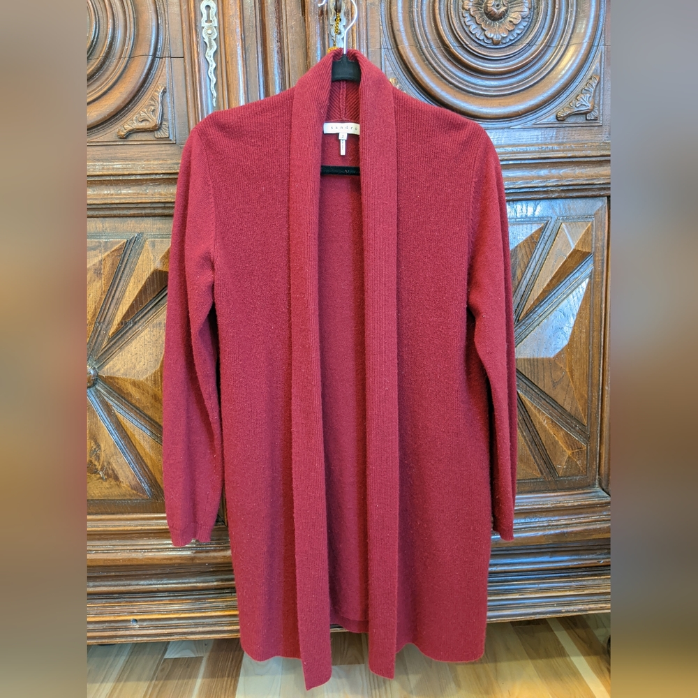 Sandro cashmere angora cardigan